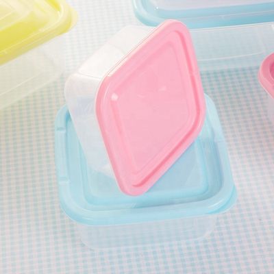スペース節約の冷蔵庫とマイクロ波用のミニプラスチック食品貯蔵容器