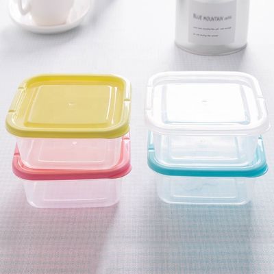 スペース節約の冷蔵庫とマイクロ波用のミニプラスチック食品貯蔵容器