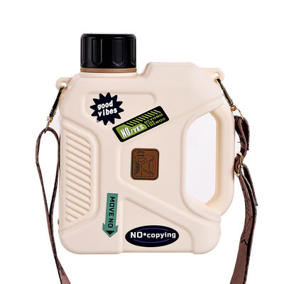 ジムスポーツ ストラップ付きプラスチック水瓶 大容量 1200ml 1600ml 直飲用