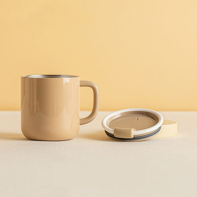 コーヒーカップ オフィス テーブル トップ ティーカップ 誕生日 プレゼント 420ML 蓋の保温付き
