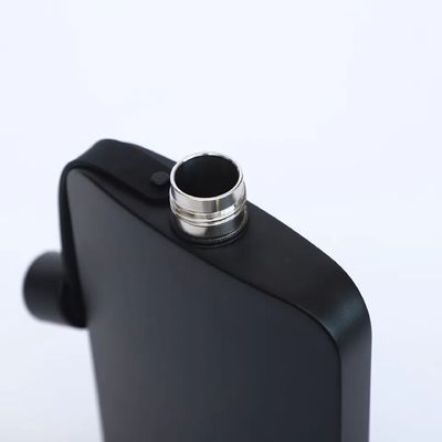 アメリカンスタイル アウトドアアクティビティ 500ml ステンレスステールノートブック オーダーメイドロゴ付き ヒップボトル
