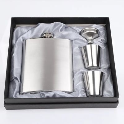304ステンレス鋼 ヒップボトル アルコールマットブラック容量 1oz 2oz 3oz 4oz 5oz