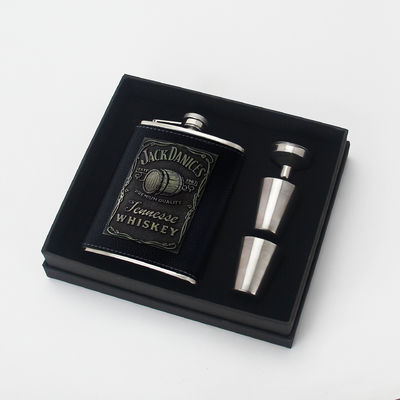 304ステンレス鋼 ヒップボトル アルコールマットブラック容量 1oz 2oz 3oz 4oz 5oz