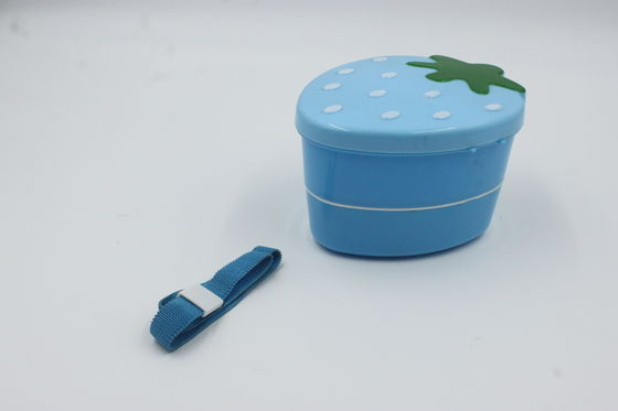 ストロベリー形 食品容器 子供用 15x12x8.7cm カスタム 漏れ防止 ランチボックス 梱包