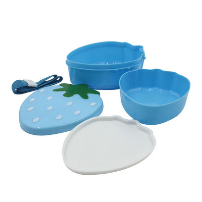 ストロベリー形 食品容器 子供用 15x12x8.7cm カスタム 漏れ防止 ランチボックス 梱包