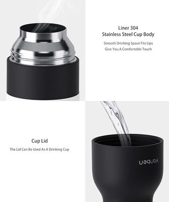 適用される 12oz蓋は,ステンレス鋼の水瓶のための飲み杯として使用することができます