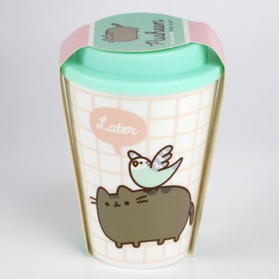 12オンス 350ml PP シリコンカバー バンブー繊維 再利用可能なコーヒーカップ 蓋付き