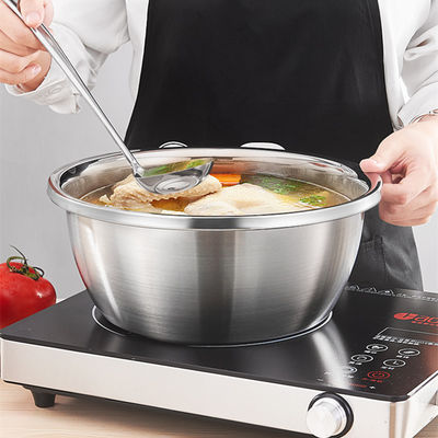 カスタマイズされたロゴ 汎用キッチンシッター 304ステンレス 微孔型コランダー 米洗碗セット 550g