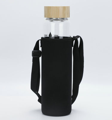 TOUR 700ml / 1000ml 容量と時間スケールを持つ屋外活動ガラスタンブラーカップ