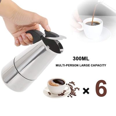 コーヒー ティー ツール 6 カップ ステンレス スチール モカ ポット エスプレッソ コーヒー メーカー ビアレッティ