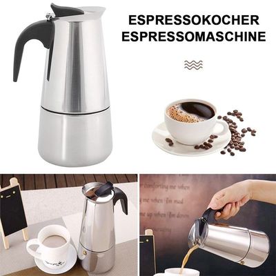 コーヒー ティー ツール 6 カップ ステンレス スチール モカ ポット エスプレッソ コーヒー メーカー ビアレッティ