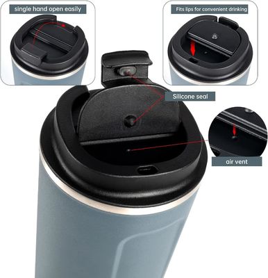 ステンレス鉄旅行カップ 510ml 絶縁コーヒー流出真空タンブラー ギフト