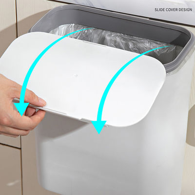 立方形 壁掛け 吊り スライド 蓋 ゴミ箱 プラスチック ゴミ箱 灰ゴミ箱