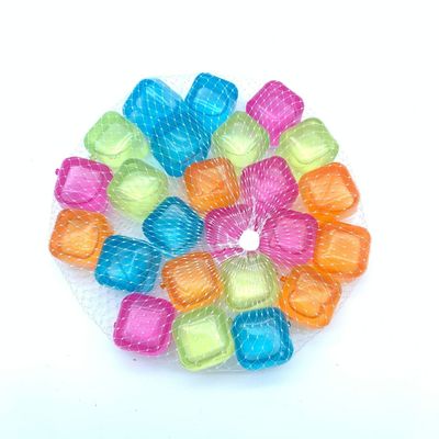 食品用素材で作られた色とりどりの冷凍氷310g BPAフリープラスチック