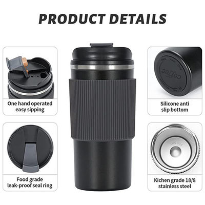 現代のデザイン オーダーメイド BPA フリー グリップ カー 双壁 450ML ステンレス ステール カップ