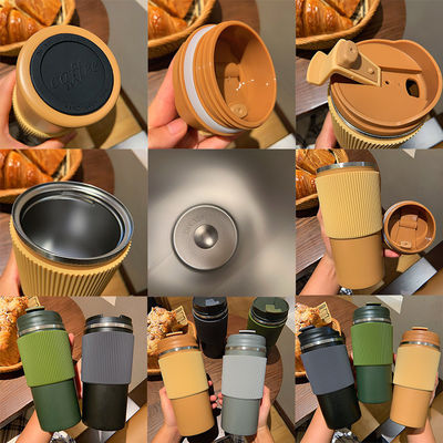 現代のデザイン オーダーメイド BPA フリー グリップ カー 双壁 450ML ステンレス ステール カップ