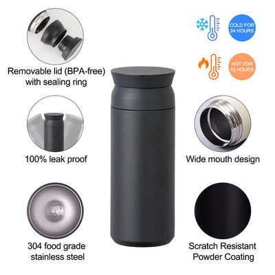 350ml 500ml ダブル ウォール 旅行 カフェ トンブル 取っ 付 コーティング 掃除 隔熱