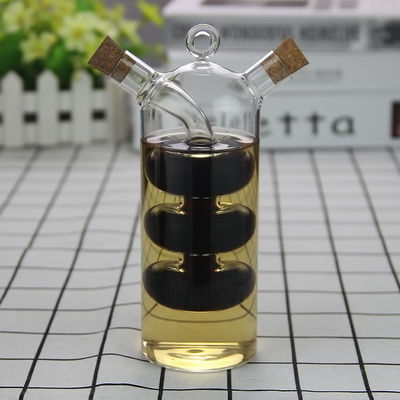 便利なガラス 2 in 1 分離機 油水ソース キッチン用鍋 350ml 100ml容量