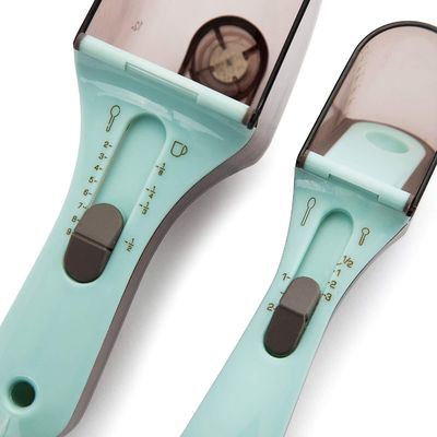 PP素材 調整可能なデジタル測定スプーン プラスチック測定カップ 18*7.5CM