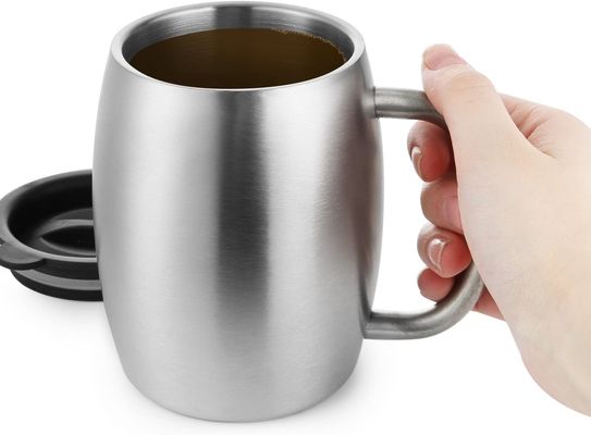 ヨーロッパデザインスタイル オーダーメイドOEM飲料用品 タイプ 壁が2つあるステンレス鋼 ビールカップ