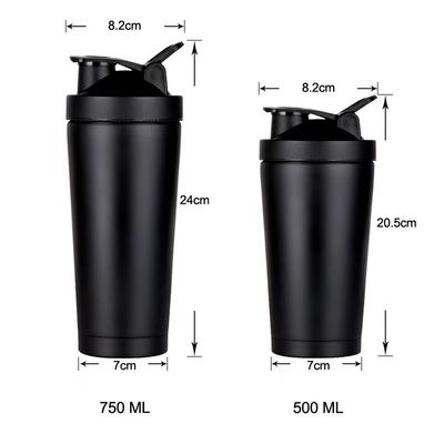 カスタムロゴ 受け入れられる 500g BPAフリー ジム 携帯デザインの隔離シェーカーボトル