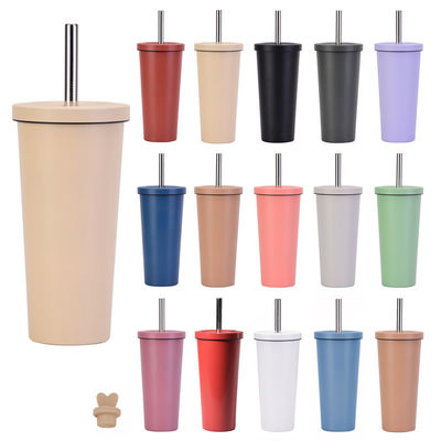 16オンス 24オンス カスタム DIY カフェカップ 旅行 水カップ 壁のダブルステンレス・ステールタンブラー