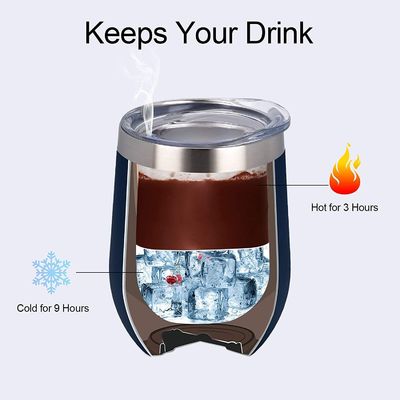 1個カスタム 12オンス 漏れ防止用 再利用可能なステンレス コーヒー サーモス カップ