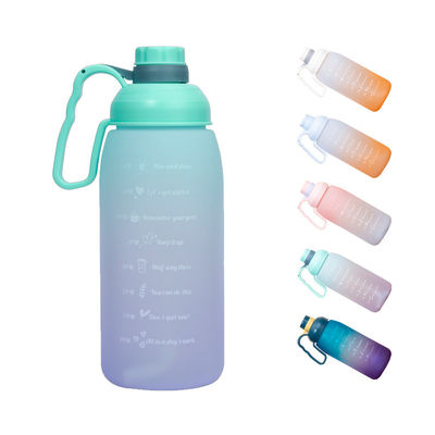 ジム スポーツのための動機付け用水瓶 タイムマーカー 凍ったプラスチック エコ BPA 無料