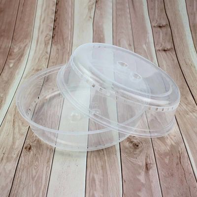 シンプル スタイル プラスチック 断熱 食品カバー トレイ BPAフリー マイクロウェーブ 暖房 準備