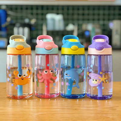 カスタムロゴ Bpa 無料 子供用水瓶 ストローサポートツアー 屋外活動