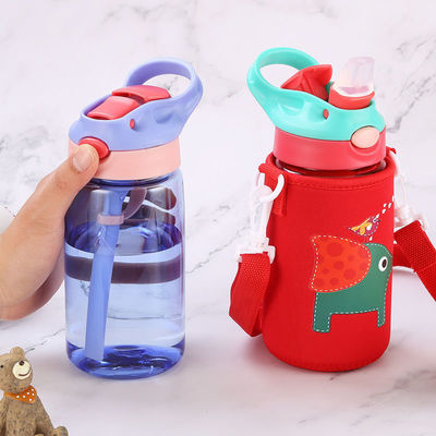 カスタムロゴ Bpa 無料 子供用水瓶 ストローサポートツアー 屋外活動