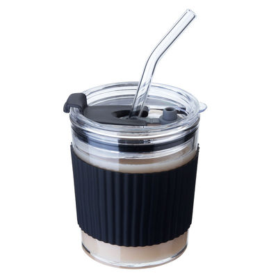 透明 透明 350ml ガラスジュース カフェ ミルク カップ