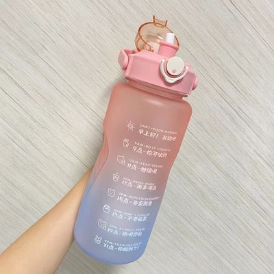 タイムマーカー BPAフリー 64OZ グラディアントカラーデザイン