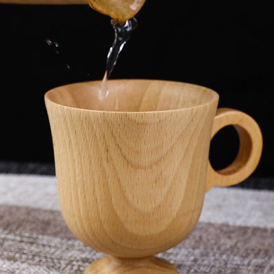 日本製 クリエイティブ 木製 カフェカップ 家用 固木柄 便利なカップ