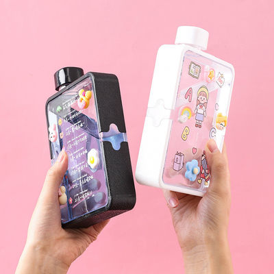 380ml BPA フリースクエアスポーツ水瓶 カスタムロゴとミニマリストデザイン