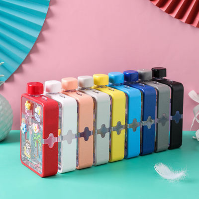 380ml BPA フリースクエアスポーツ水瓶 カスタムロゴとミニマリストデザイン