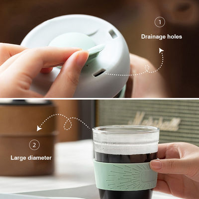 1 パーツ オーダーメイド ロゴ ボロシリケート 水瓶のための隔熱コーヒーカップタンブラー