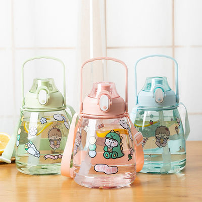 便利な広口スポーツ用水瓶 38オンス カスタムデザイン 透明なプラスチック