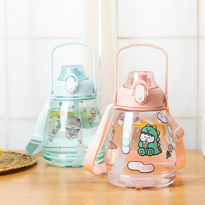 便利な広口スポーツ用水瓶 38オンス カスタムデザイン 透明なプラスチック