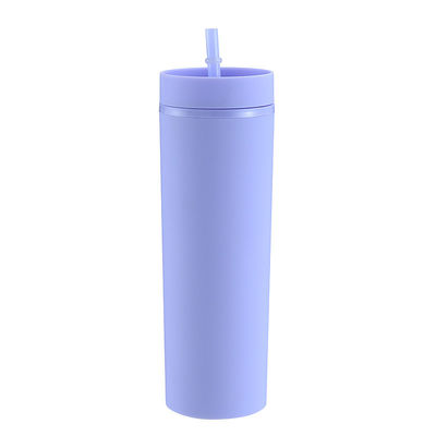 ミニマリスト エコフレンドリー カスタム BPAフリー 16oz PP ストロー付きプラスチック水瓶