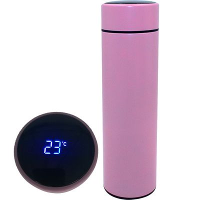 スタッドレスタイヤのダブルウォール 真空隔離水瓶 LED温度ディスプレイ