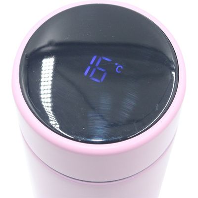 スタッドレスタイヤのダブルウォール 真空隔離水瓶 LED温度ディスプレイ
