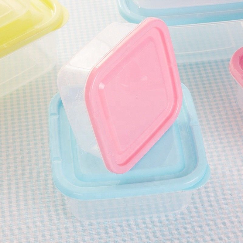 スペース節約の冷蔵庫とマイクロ波用のミニプラスチック食品貯蔵容器