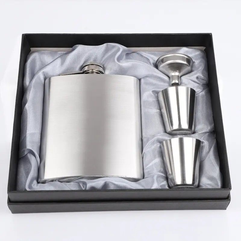 304ステンレス鋼 ヒップボトル アルコールマットブラック容量 1oz 2oz 3oz 4oz 5oz