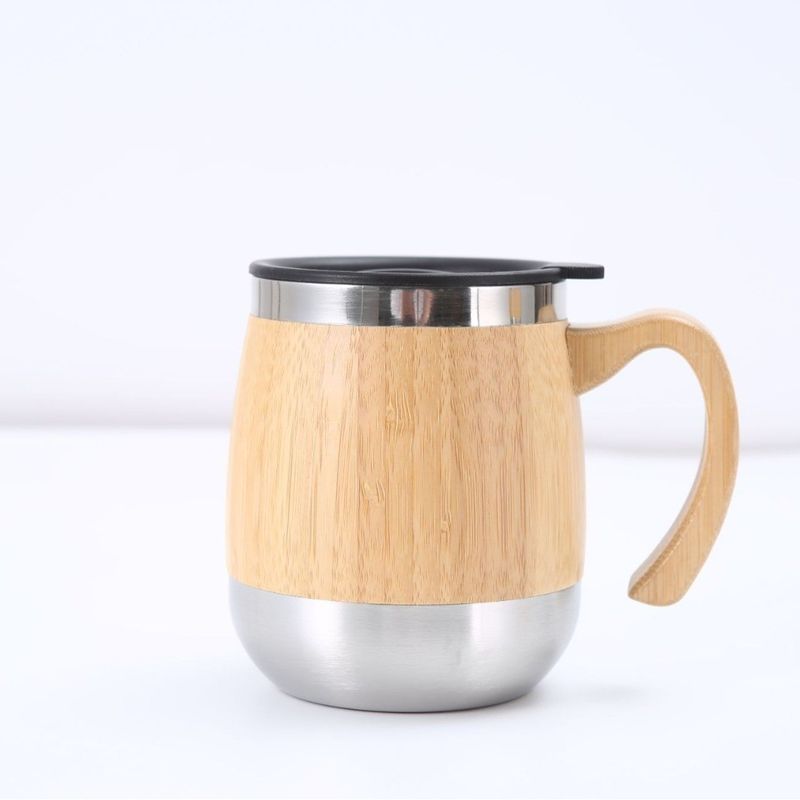 450ml バンブースtainless steelカップ CLASSICデザインスタイルとHANDGRIP アクセサリー あなたのために