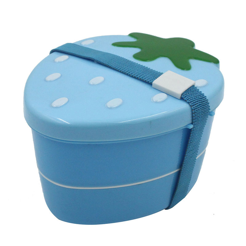 ストロベリー形 食品容器 子供用 15x12x8.7cm カスタム 漏れ防止 ランチボックス 梱包