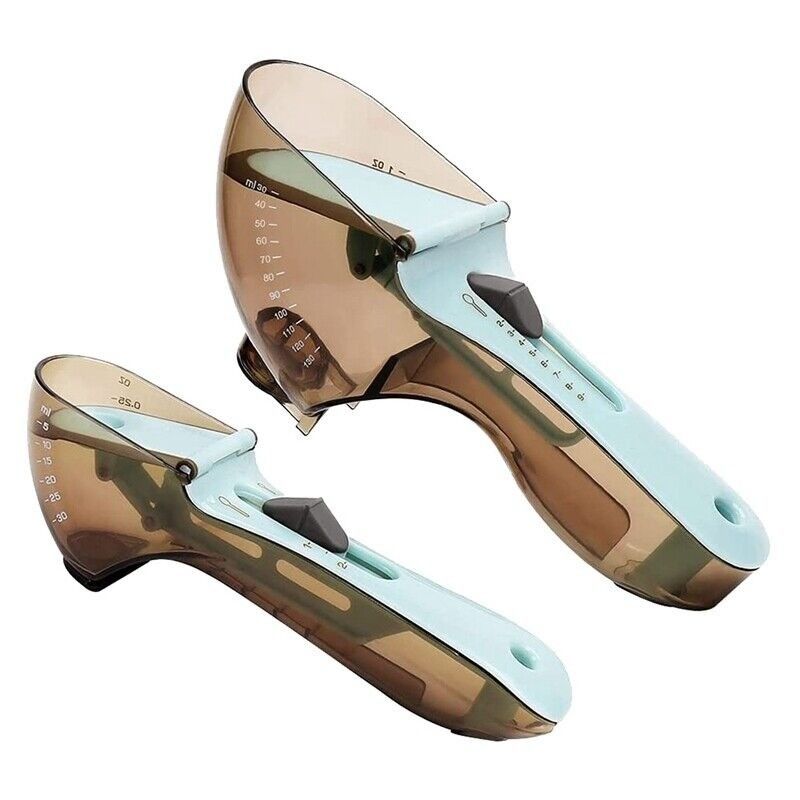 PP素材 調整可能なデジタル測定スプーン プラスチック測定カップ 18*7.5CM