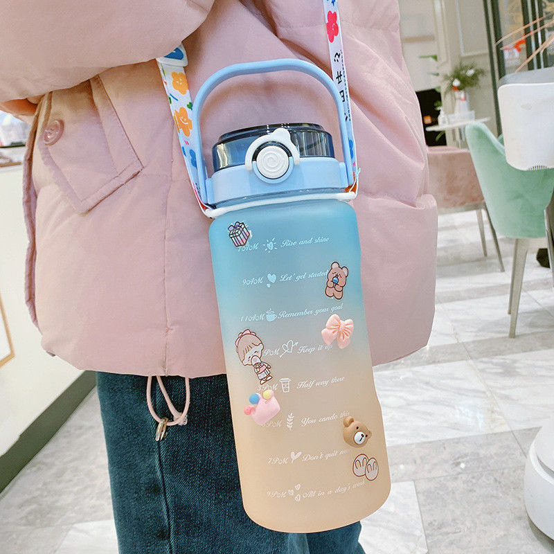 タイムマーカー BPAフリー 64OZ グラディアントカラーデザイン