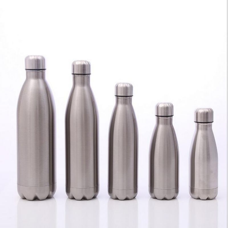 熱隔熱 500ml 不同鋼 壁式 掃除用 水瓶 コラ 形 シュビレーション スポーツ ボトル